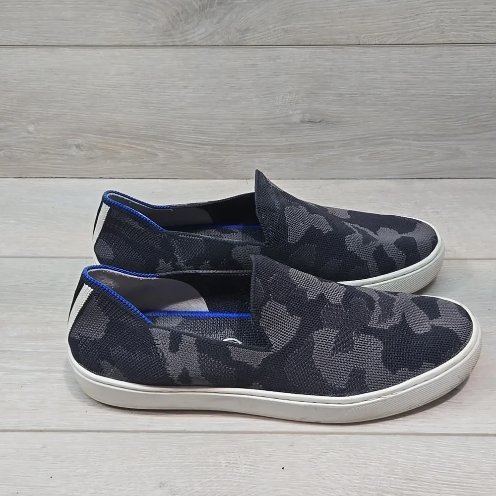 Rothy's Women Camouflage Slip-On Sneakers Loafers Shoes Sz 8.5
